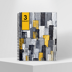 Subject Notebook Partition 3 Blocks
