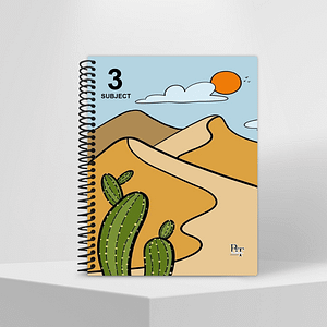 Subject Notebook Partition 4 Mountains