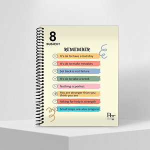 Subject Notebook Partition 8 Remember