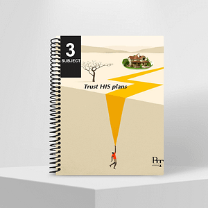 Subject Notebook Partition 3 Trust His Plans