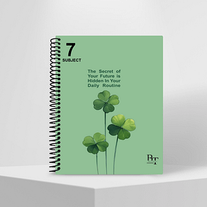 Subject Notebook Partition 7 The Secret Of Your Future Is Hidden In Your Daily Routine