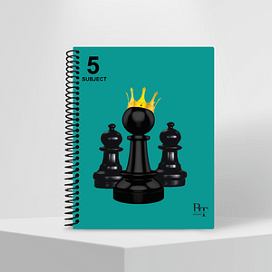 Subject Notebook Partition 5 Chessmen King