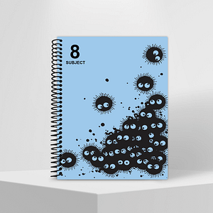 Subject Notebook Partition 8 Virus