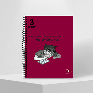 Subject Notebook Partition 3 Man Studying