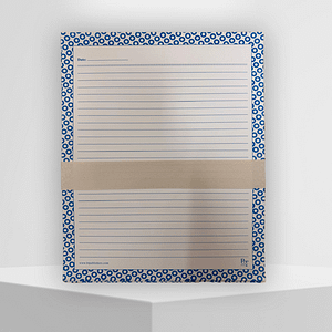 Assignment Sheets With Blue Borders