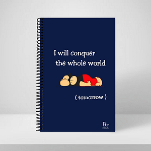 Register "I will Conquer The Whole World"