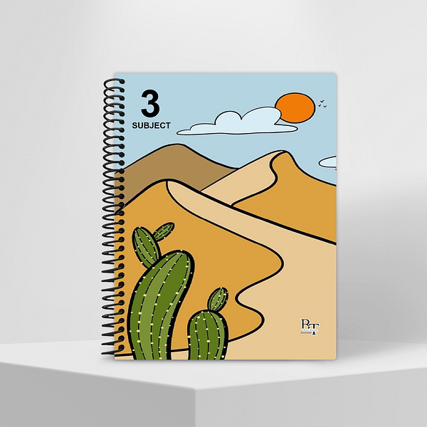 Subject Notebook Partition 4 Mountains