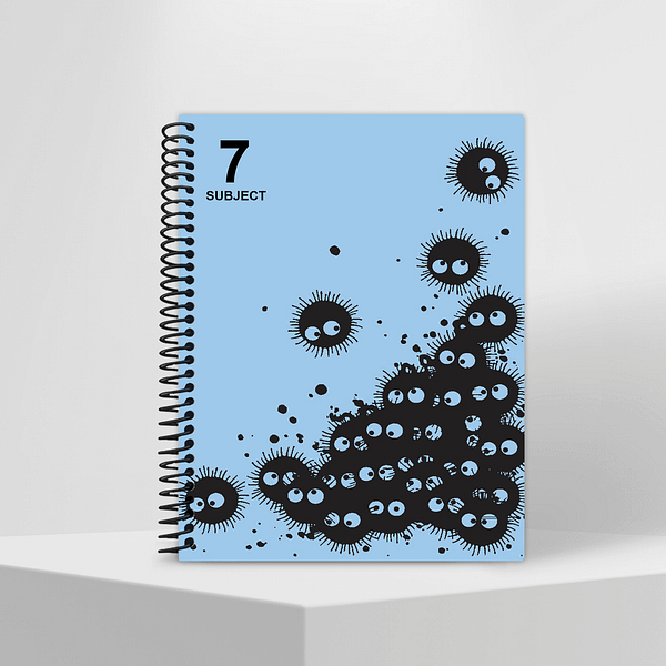 Subject Notebook Partition 7 Virus