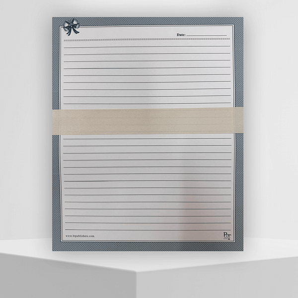 Assignment Sheets With Grey Borders